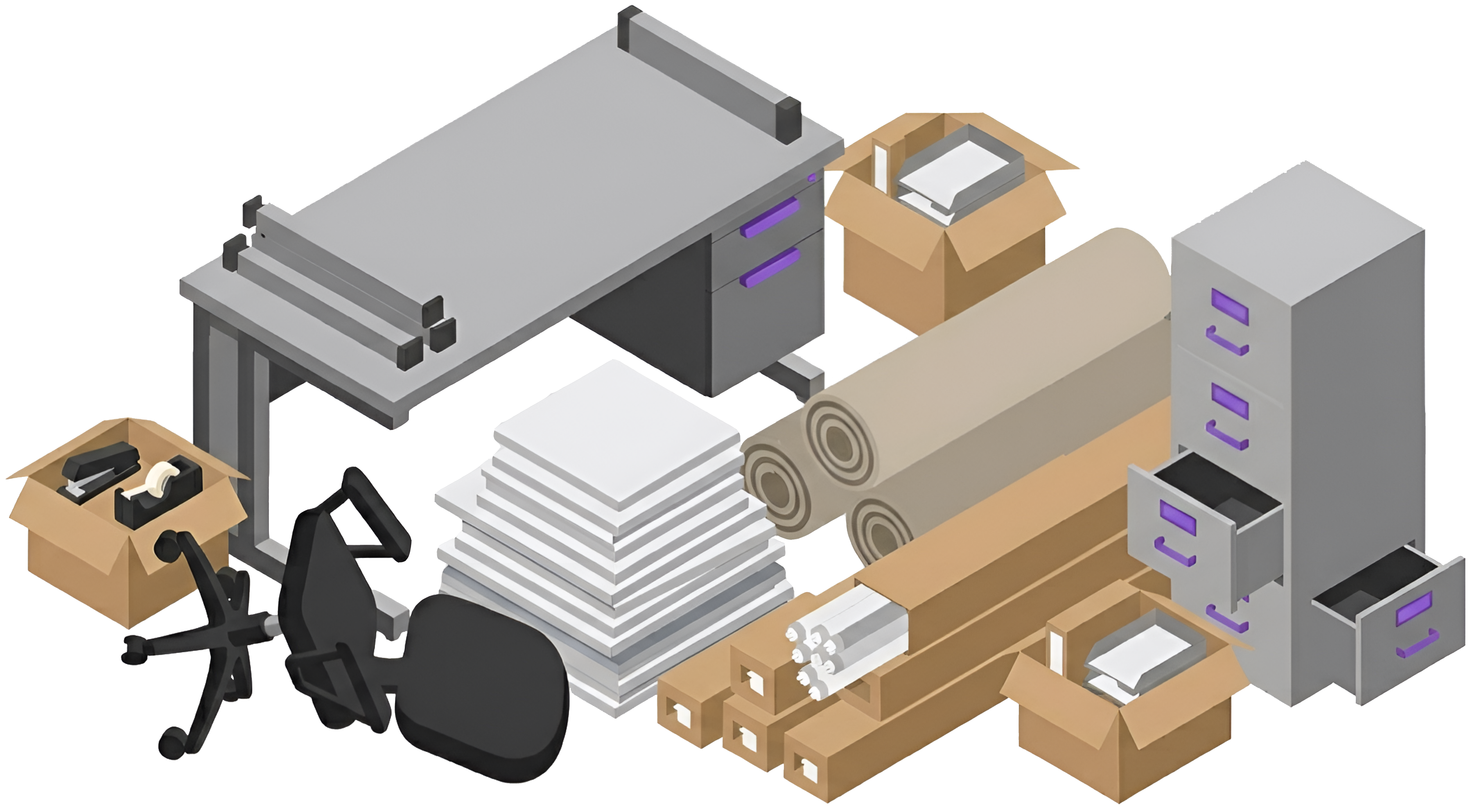 Office refurbishment waste