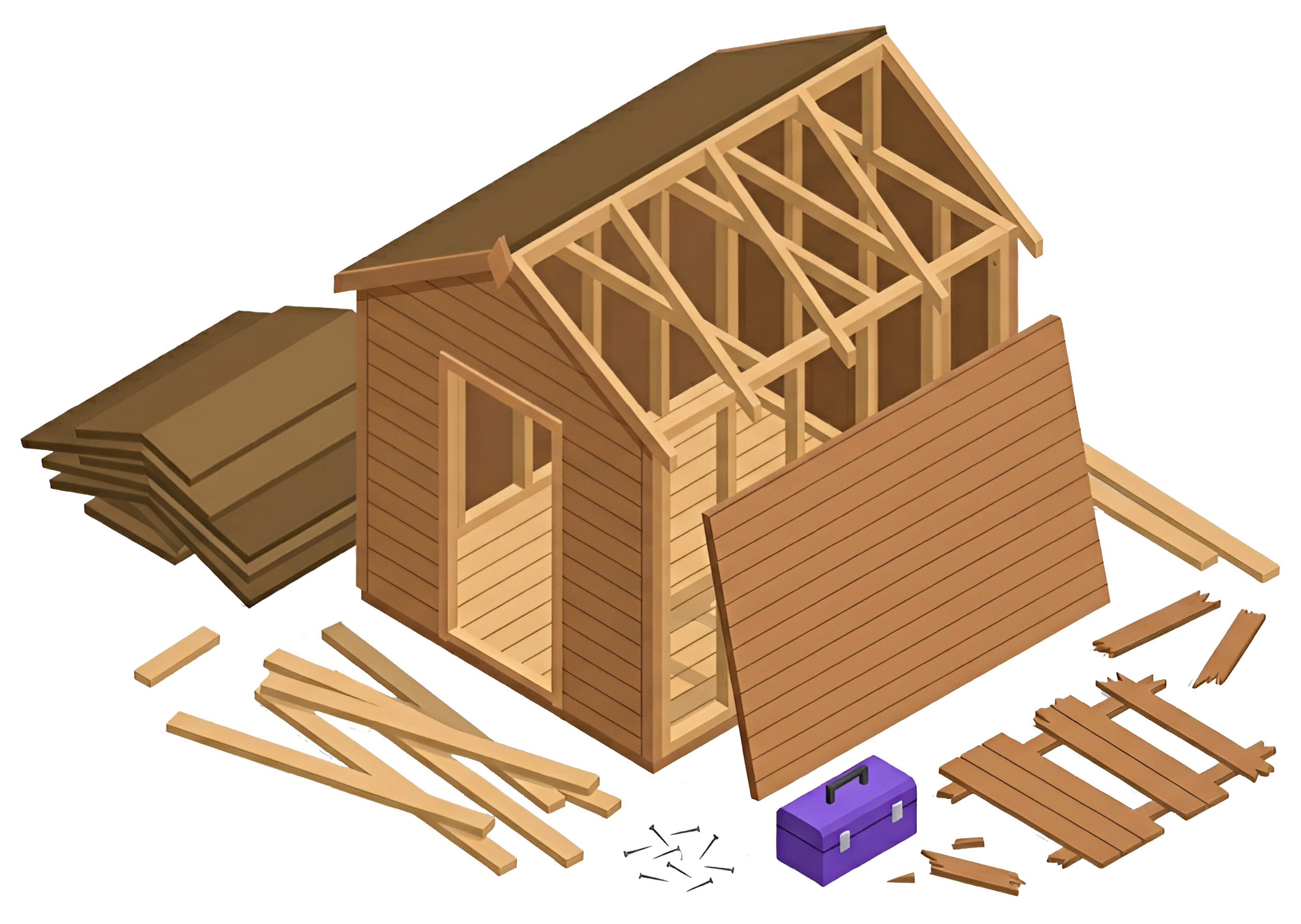 Shed dismantle and removal